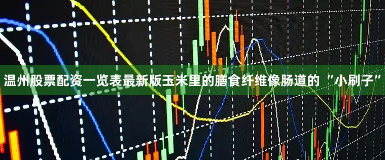 温州股票配资一览表最新版玉米里的膳食纤维像肠道的 “小刷子”
